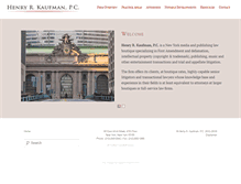 Tablet Screenshot of hrkaufman.com